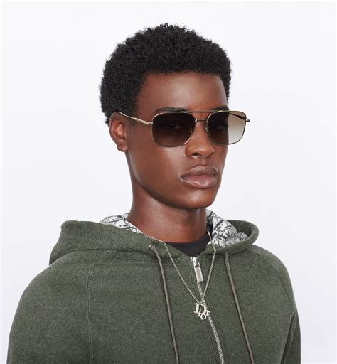 DiorBlackSuit N1F Brown Shaded Navigator Sunglasses 